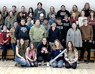  Class of 2023 Student Council representatives and some of their classmates